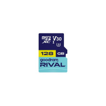GOODRAM RIVAL Memory card microSD 128GB 100MB / s class 10 UHS-I V30 with adapter SD GOODRAM RIVAL Memory card microSD 128GB 100MB / s class 10 UHS-I V30 with adapter SD