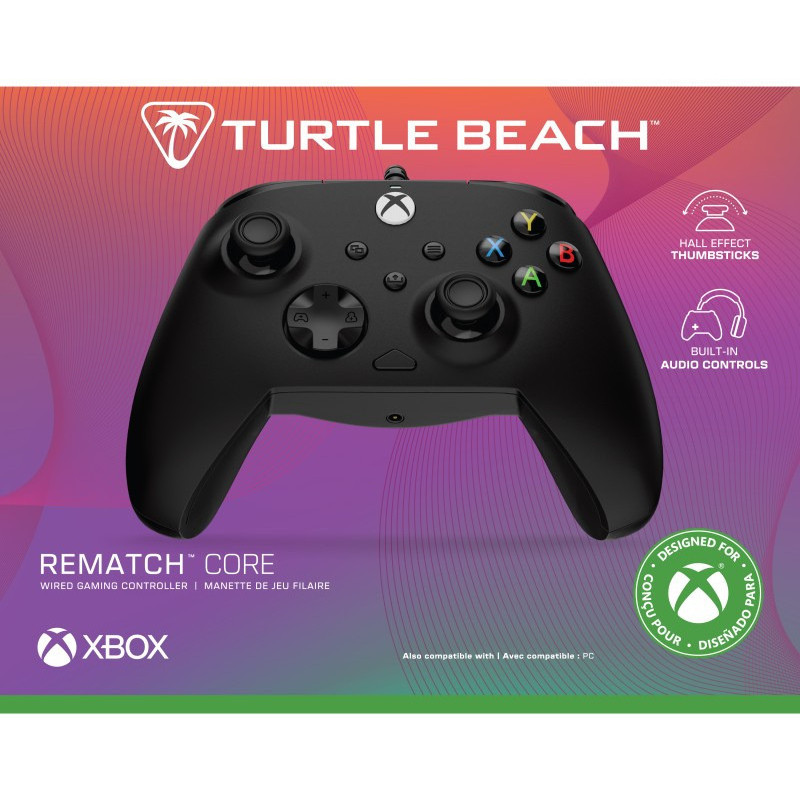 Turtle Beach wired controller Rematch Core Xbox black 840454402728 (Nedaudz boj. iepak.)