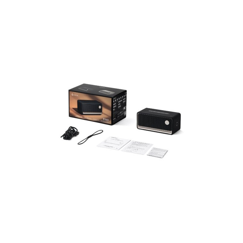 Edifier ES60 TCODE schwarz Bluetooth retail (Atv. iepak.)