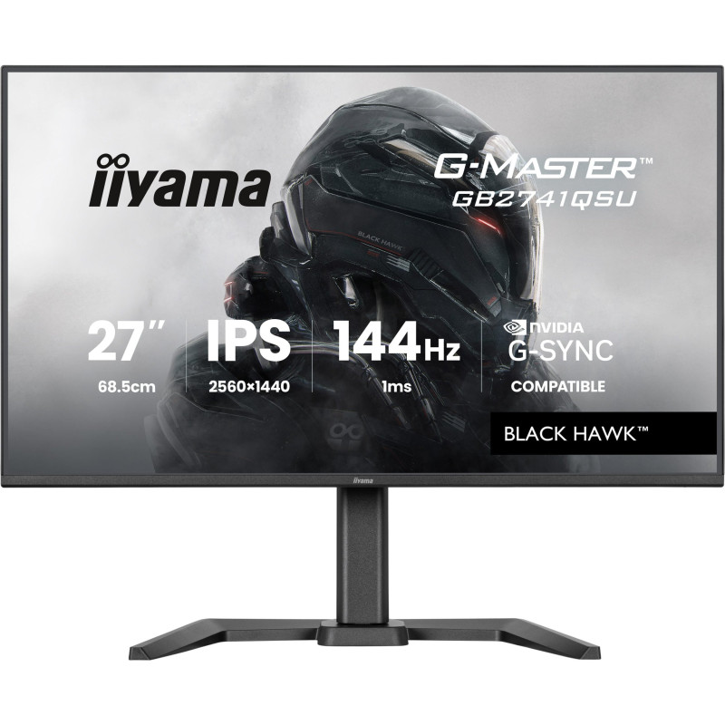 „iiyama G-MASTER GB2741QSU-B1“ kompiuterio monitorius 68,6 cm (27") 2560 x 1440 pikselių Juoda