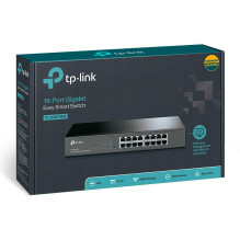 Switch, TP-LINK, 16x10Base-T / 100Base-TX / 1000Base-T, TL-SG1016DE