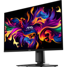 Monitor, MSI, 26.5 ", 2560 x 1440 pixels, Wide Quad HD, Native aspect ratio 16:9, QD-OLED, Flat, MAG274QPQD-OLEDX24