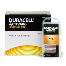 Baterija - Duracell 312 Cinko-Oras Klausos Aparato Baterijos, 6 vnt. Baterija - Duracell 312 Cinko-Oras Klausos Aparato Baterijos, 6 vnt.