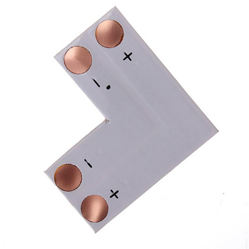 Led strip connect LED-SOLD-L8, 8mm, L shape solder