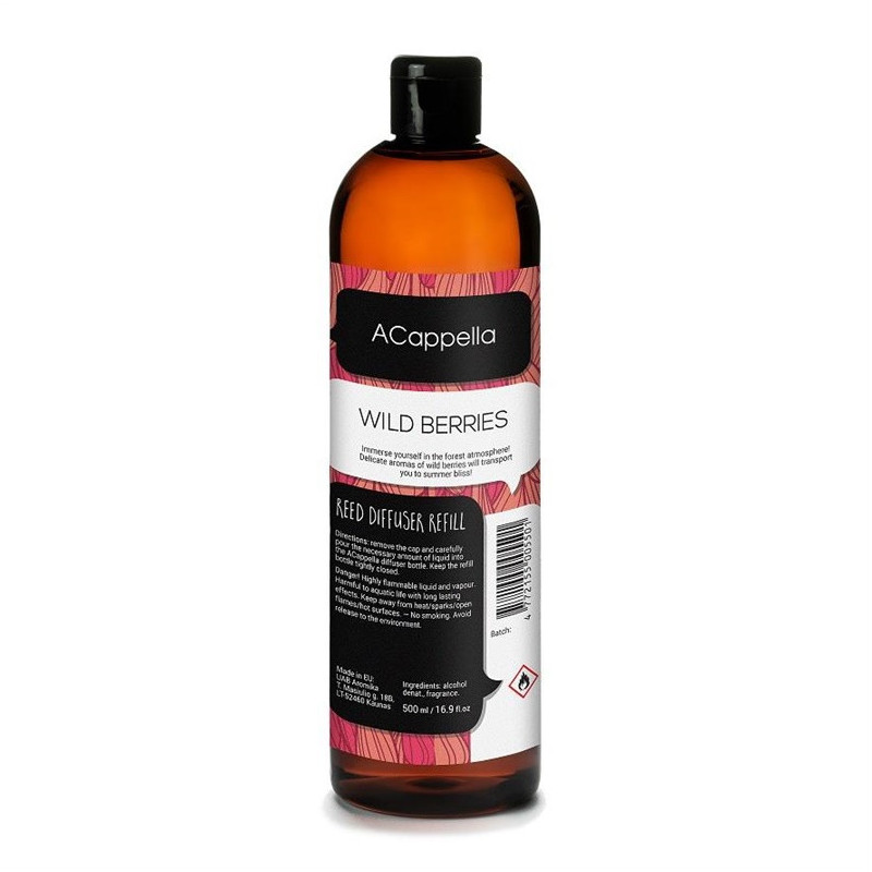 Namų kvapo papildas ACAPPELLA WILD BERRIES, 500 ml