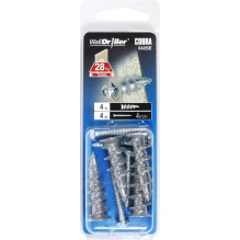 Įsukami GKP įvarai, 4 x 25 mm, metaliniai, 4 vnt. Įsukami GKP įvarai, 4 x 25 mm, metaliniai, 4 vnt.