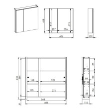 MIRROR CABINET BASIC 60 2D MIRROR CABINET BASIC 60 2D