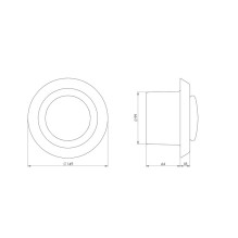 Difuzorius EUROPLAST VD100, D100 Difuzorius EUROPLAST VD100, D100