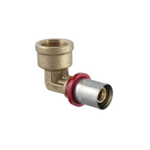 Press elbow TDM Brass Art 1670, 18 mm x ½"