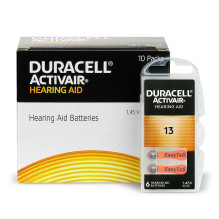 Baterija - Duracell Activair 13 klausos aparato baterija, 6 vnt. Baterija - Duracell Activair 13 klausos aparato baterija, 6 vnt.