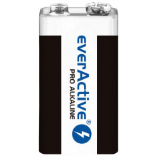 Baterija- everActive Pro Alkaline 6LR61 650 mAh Baterijos, 10 vnt. Baterija- everActive Pro Alkaline 6LR61 650 mAh Baterijos, 10 vnt.