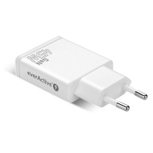 Įkroviklis - everActive SC-460Q 45W USB &amp; USB-C Greitas Įkroviklis, Balta