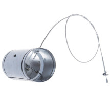 Air damper with cable for...