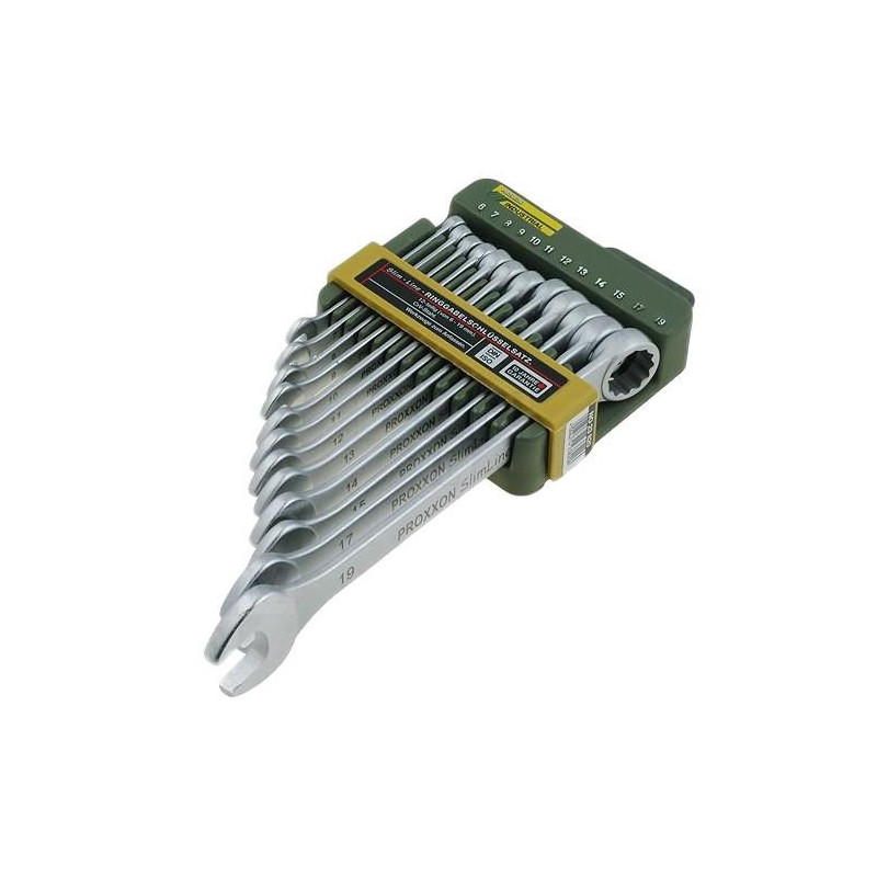 Kombinuotų raktų rinkinys Proxxon 23820, 6-19 mm, 12 vnt,