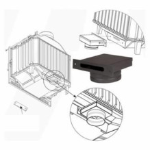 Adaptor air intake cdp system steel NORDFLAM