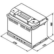 Akumuliatorius Bosch S5, 77 Ah, 780 A, 12 V Akumuliatorius Bosch S5, 77 Ah, 780 A, 12 V