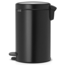 Garbage bin Brabantia NewIcon, black, 5l, 29.1x20.5cm