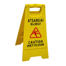 Warning sign, 580x300 mm
