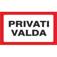 STICKER PRIVATE OWNERSHIP...