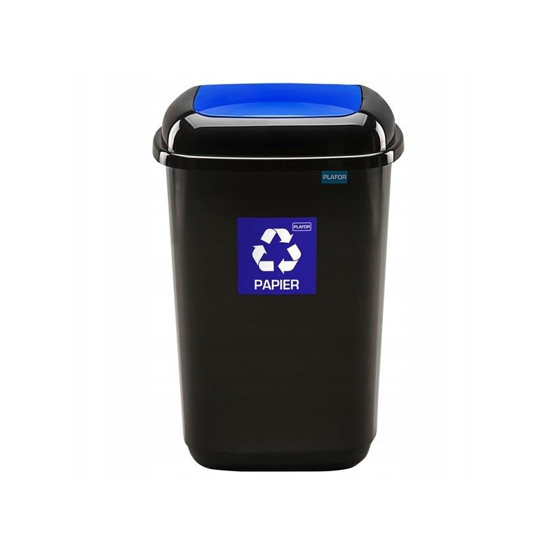 Garbage bin Plafor, blue / black