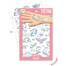 Set for tattoos Djeco Unicorns DJ09575 Set for tattoos Djeco Unicorns DJ09575