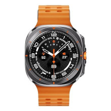 Samsung Galaxy Watch Ultra (2025) (LTE 47 mm 64GB) Titanium Gray (Orange strap)