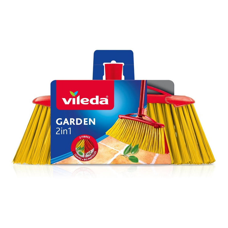 Floor sweeping brush Vileda, red / yellow