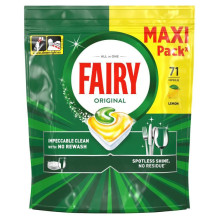 Indaplovių kapsulės Fairy All in One Lemon, 71 vnt.