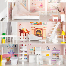 Dollhouse EcoToys XXL Residence White Dollhouse EcoToys XXL Residence White