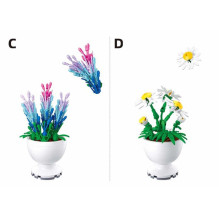 Konstruktorius Sluban Potted Plants M38-B1077, plastikas Konstruktorius Sluban Potted Plants M38-B1077, plastikas