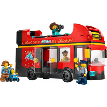 Konstr LEGO City Raudonas dviaukštis apžvalgos autobus 60407 Konstr LEGO City Raudonas dviaukštis apžvalgos autobus 60407