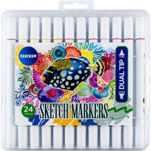 MARKERS COLDUAL-TIP 89701 24PCE