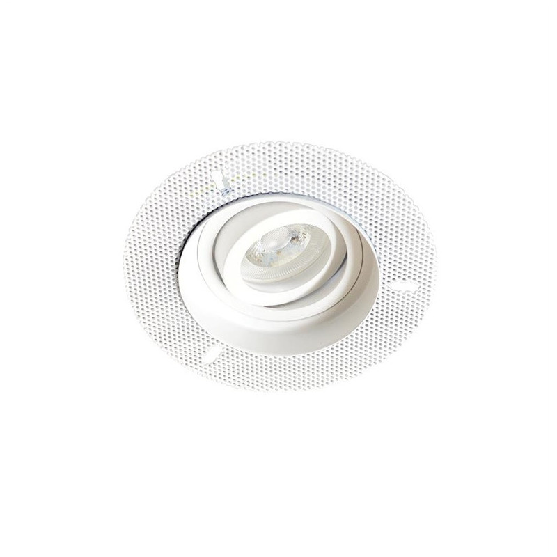 Built-in lamp recessed Viokef Mask 4279700, GU10, white