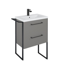 CABINET WITH WASHBASIN ELITA 60 CASHMERE