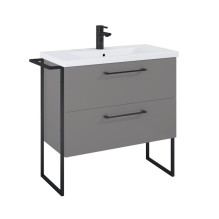 CABINET WITH WASHBASIN ELITA 80 CASHMERE