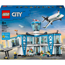 Konstruktorius LEGO® City Oro uostas su lėktuvu 60502 887vnt Konstruktorius LEGO® City Oro uostas su lėktuvu 60502 887vnt