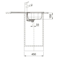 KITCH SINK SKL 611-78 / 44 S. STEEL KITCH SINK SKL 611-78 / 44 S. STEEL