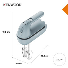 Plakiklis Kenwood QuickMix Go HMP40.000GY, mėlynas