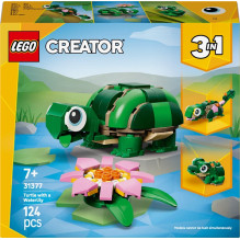 Constructor LEGO® Creator 3in1 Turtle 31377, 124 pcs Constructor LEGO® Creator 3in1 Turtle 31377, 124 pcs