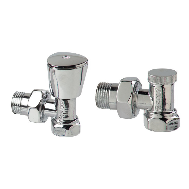Chromed 1 / 2 inch internal / external valve set