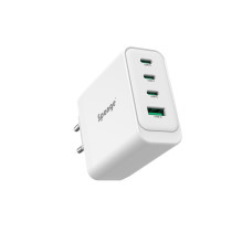 Adapter Sponge C4 100W GaN, USB-C / USB-A, white