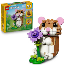 LEGO® Creator 3in1 Hamster 31376 Building Set, 166 pcs