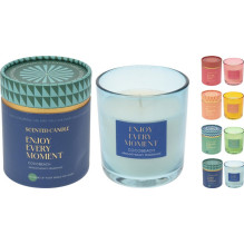 SCENTED CANDLE IN A GLASS JAR 4 DIFF SCE SCENTED CANDLE IN A GLASS JAR 4 DIFF SCE