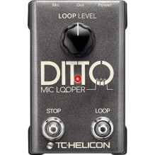 Garso Įranga - TC Helicon Ditto Mic Looper, 24-Bit Garso, XLR Įėjimai / Išėjimai