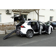 Gyvūnų Laiptai - ZOLUX Nomad Šuns Automobilio Laiptai 151.5×40×16 cm, Maksimalus Apkrova 90 kg Gyvūnų Laiptai - ZOLUX Nomad Šuns Automobilio Laiptai 151.5×40×16 cm, Maksimalus Apkrova 90 kg