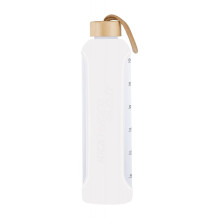 Gėrimo Butelis - FeiyuTech KiCA Hydro Stiklas 1000 ml Su Silikono Rankove - Balta Gėrimo Butelis - FeiyuTech KiCA Hydro Stiklas 1000 ml Su Silikono Rankove - Balta