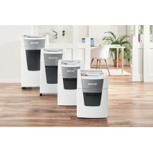 Paper Shredder - Leitz 80110000 Cross 22 cm Grey, White