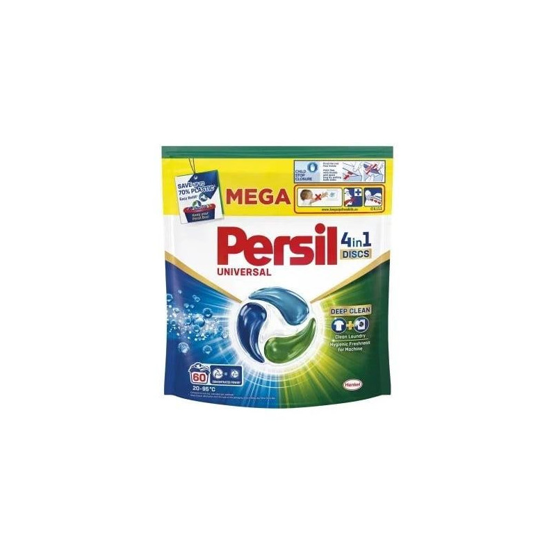 KAPSULĖS SKALB PERSIL DISCS WHITE 60 VNT