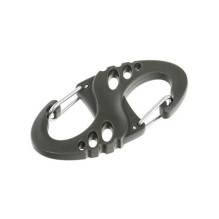 Karabinas - S-Kabliukų Rinkinys 10 vnt 50x23x5mm 4g Žalias / Sidabrinis Karabinas - S-Kabliukų Rinkinys 10 vnt 50x23x5mm 4g Žalias / Sidabrinis