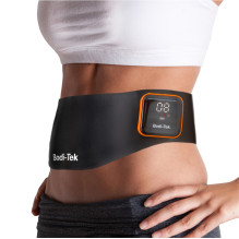 Bodi-Tek Ab &amp; Back Muscle Strengthener With Heat, Black / Orange